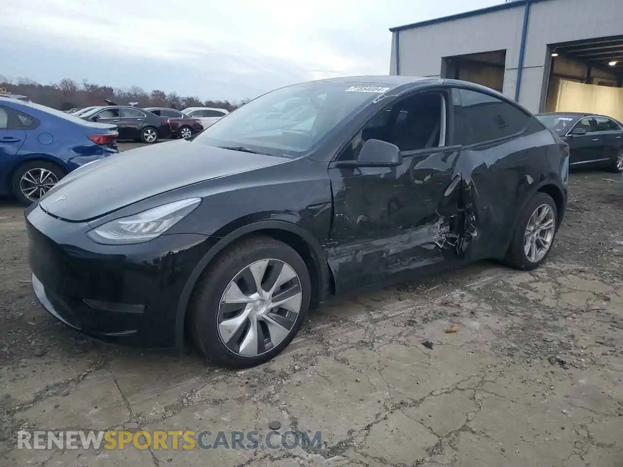 1 Photograph of a damaged car 7SAYGDEE3PA077113 TESLA MODEL Y 2023