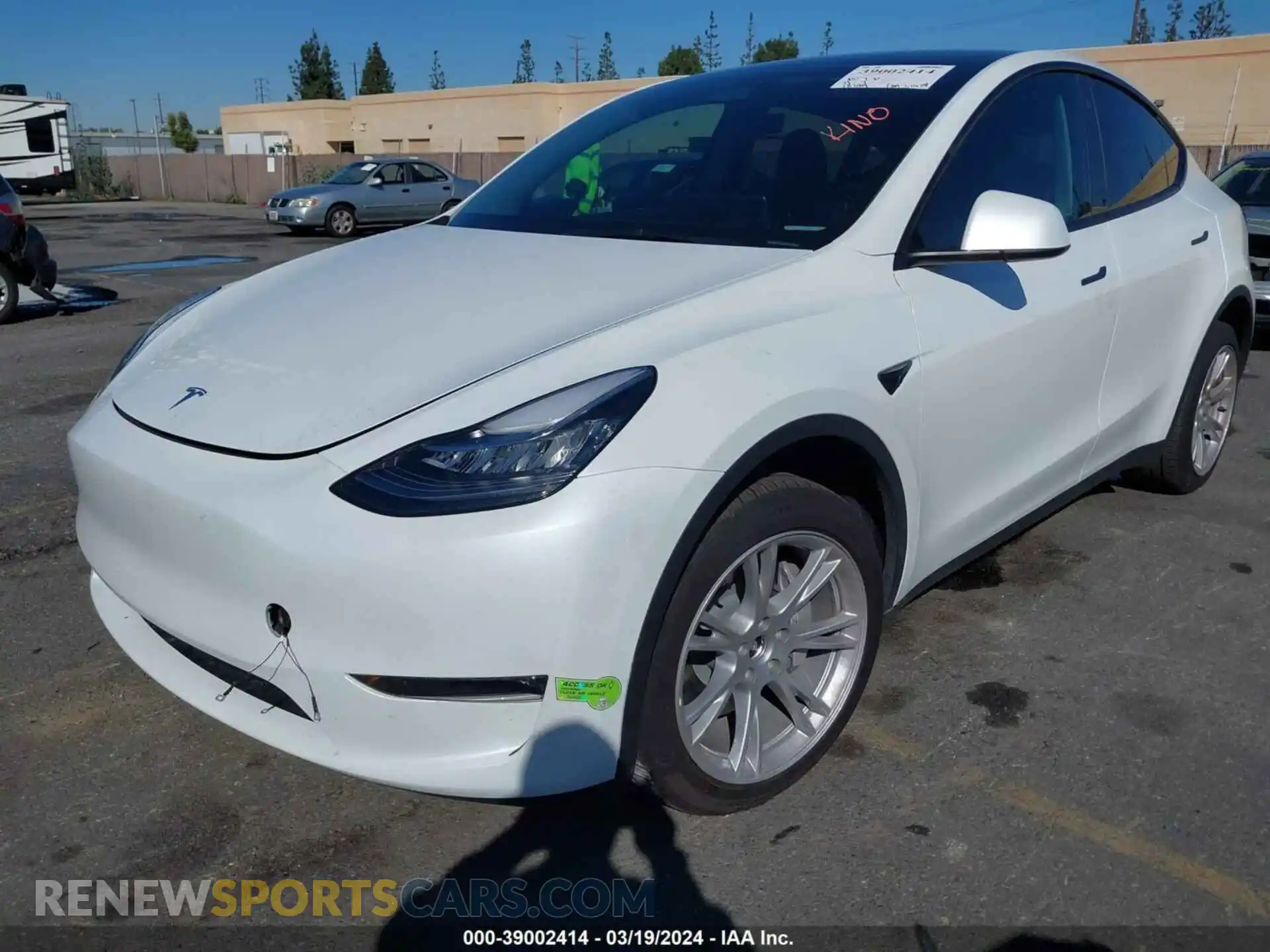 2 Фотография поврежденного автомобиля 7SAYGDEE3PA078293 TESLA MODEL Y 2023