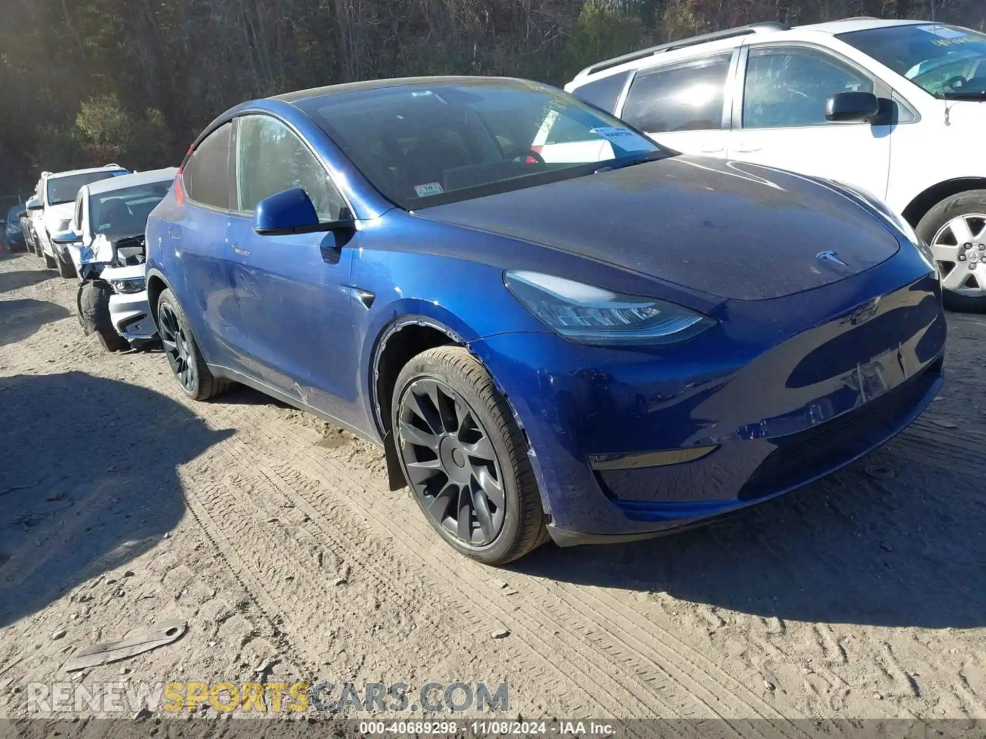 1 Photograph of a damaged car 7SAYGDEE3PA095028 TESLA MODEL Y 2023