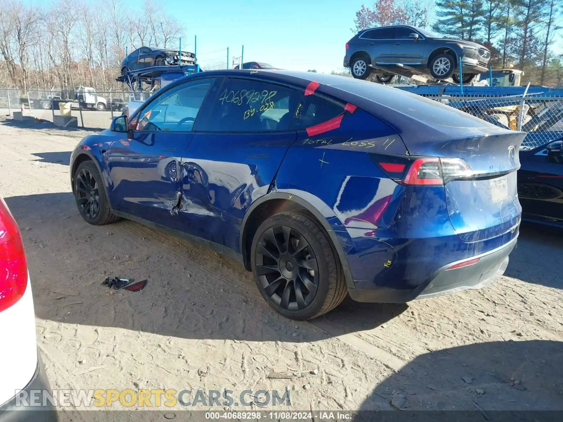 3 Photograph of a damaged car 7SAYGDEE3PA095028 TESLA MODEL Y 2023