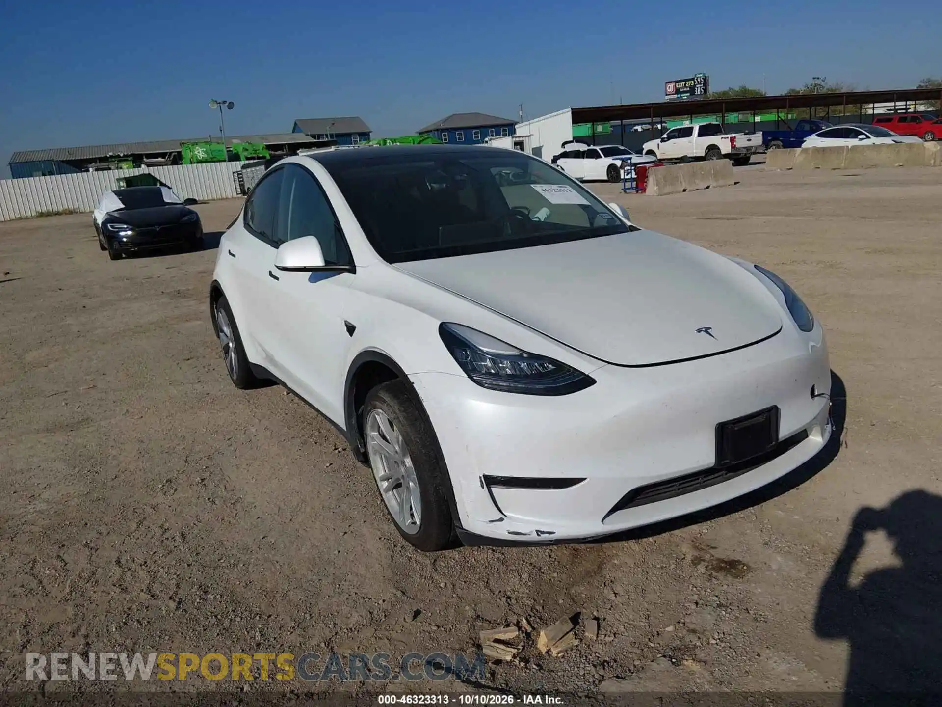 1 Photograph of a damaged car 7SAYGDEE3PA100048 TESLA MODEL Y 2023