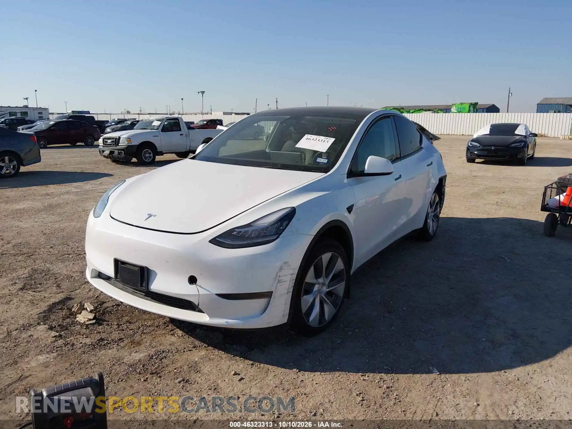 2 Photograph of a damaged car 7SAYGDEE3PA100048 TESLA MODEL Y 2023