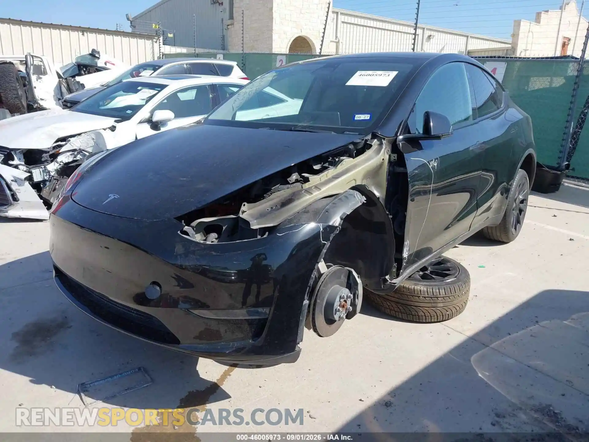 2 Photograph of a damaged car 7SAYGDEE3PA107999 TESLA MODEL Y 2023