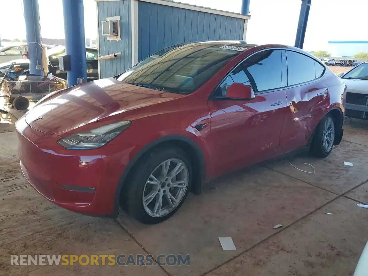 1 Photograph of a damaged car 7SAYGDEE3PA113334 TESLA MODEL Y 2023
