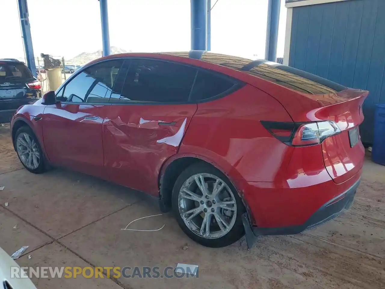 2 Photograph of a damaged car 7SAYGDEE3PA113334 TESLA MODEL Y 2023