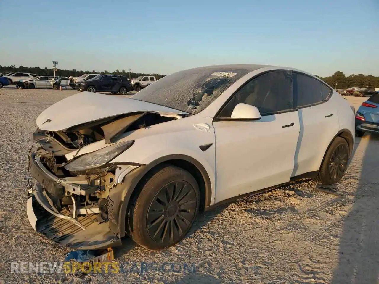 1 Photograph of a damaged car 7SAYGDEE3PA118307 TESLA MODEL Y 2023