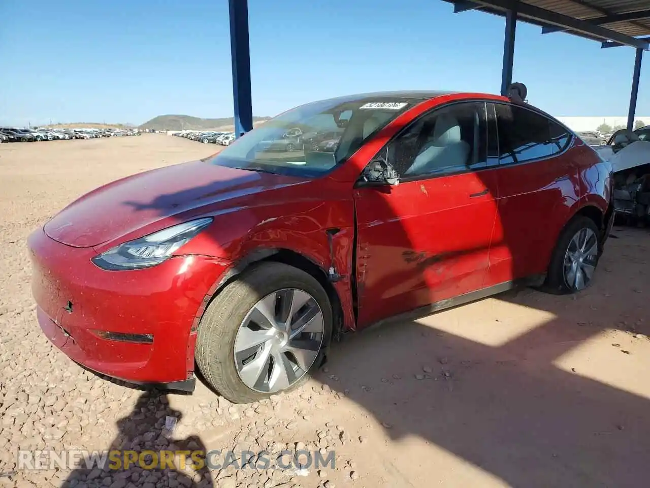 1 Photograph of a damaged car 7SAYGDEE3PA121157 TESLA MODEL Y 2023