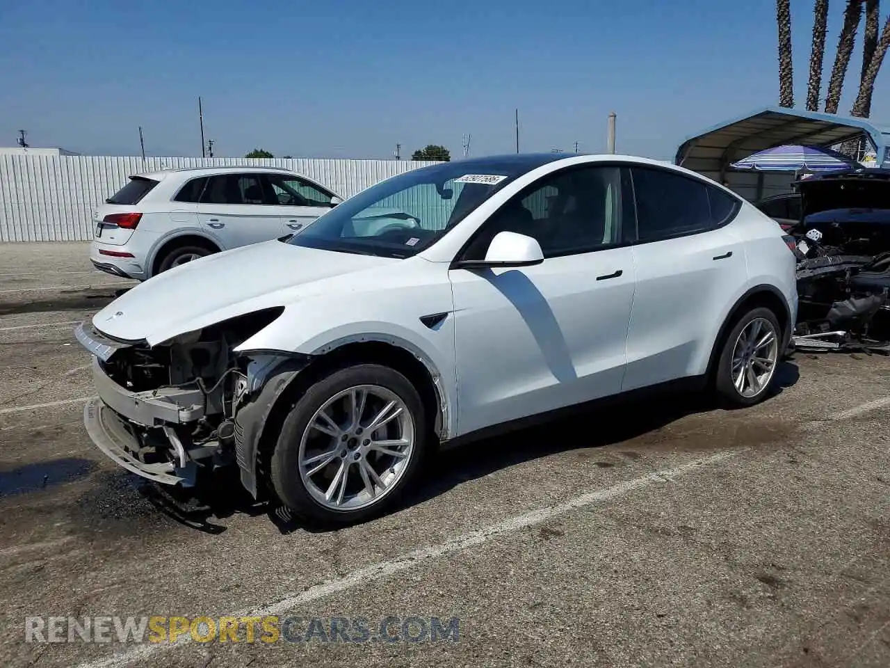 1 Фотография поврежденного автомобиля 7SAYGDEE3PA123491 TESLA MODEL Y 2023