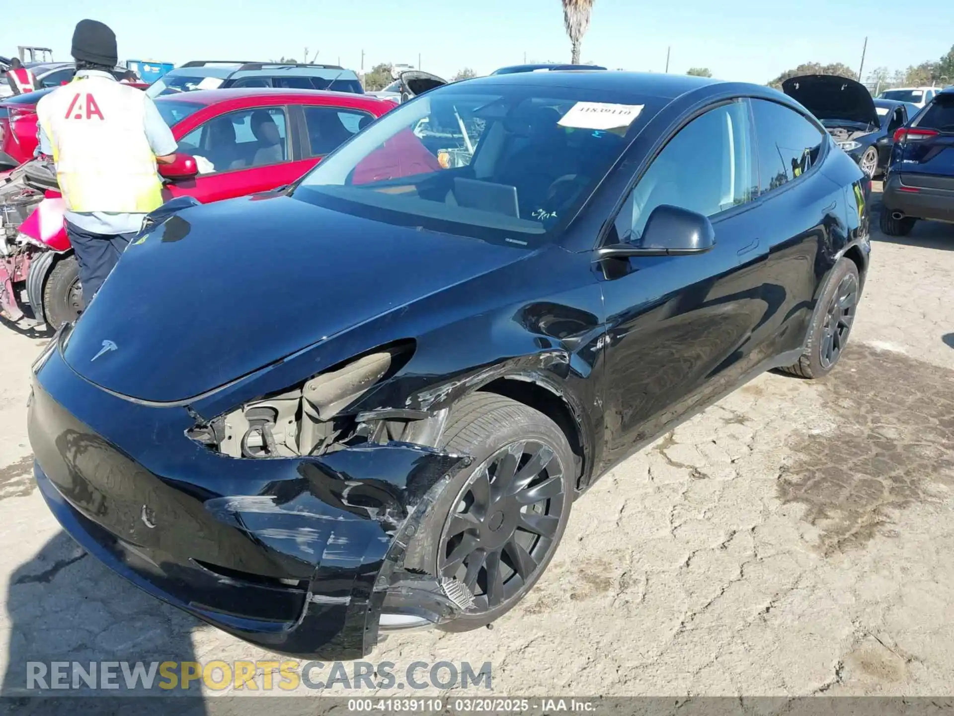 2 Photograph of a damaged car 7SAYGDEE3PA131056 TESLA MODEL Y 2023