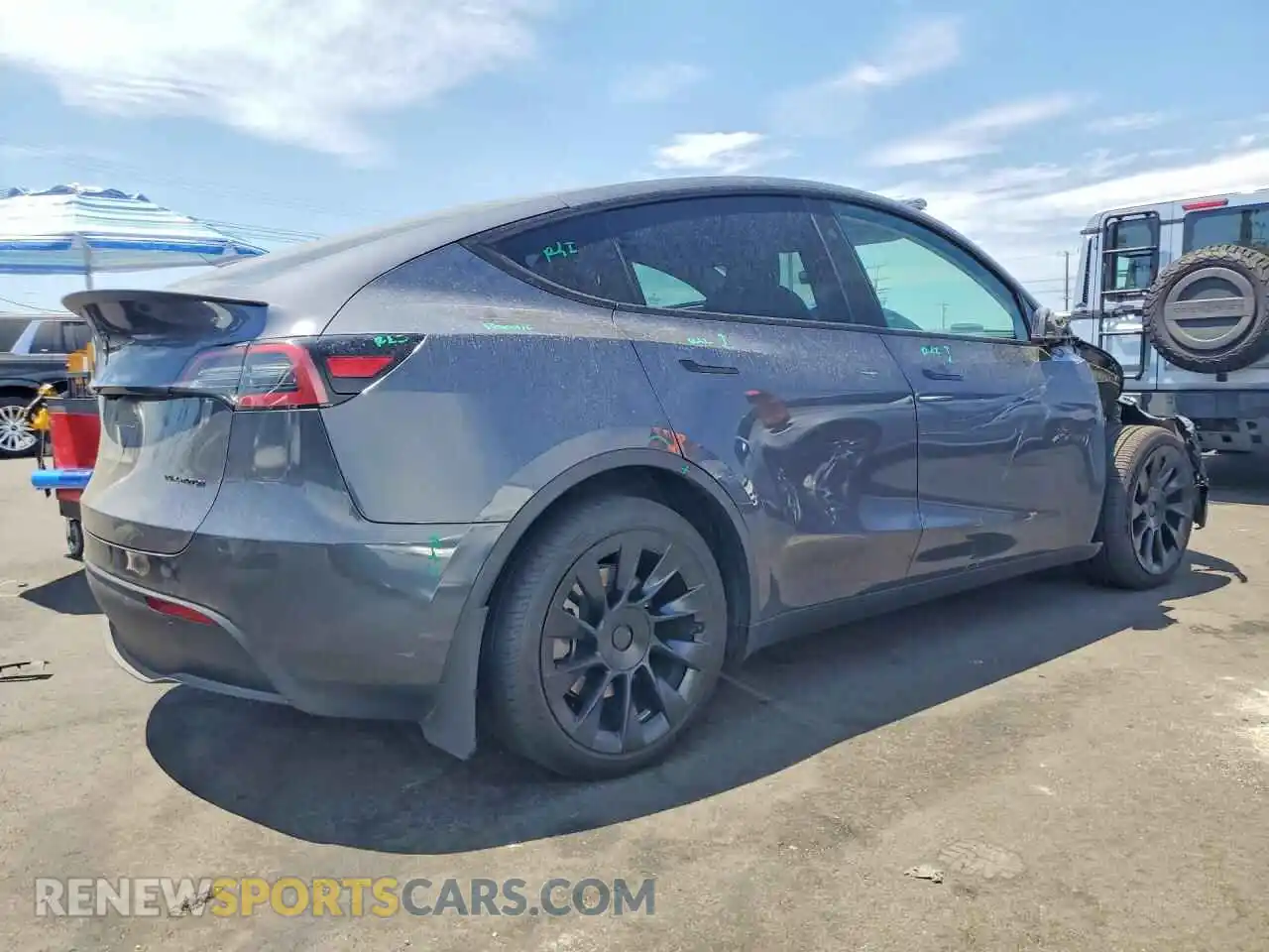 3 Photograph of a damaged car 7SAYGDEE3PA158046 TESLA MODEL Y 2023