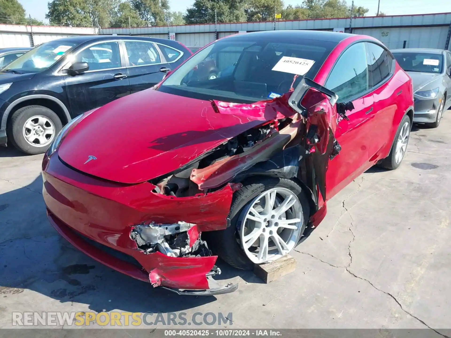 2 Photograph of a damaged car 7SAYGDEE3PA159505 TESLA MODEL Y 2023