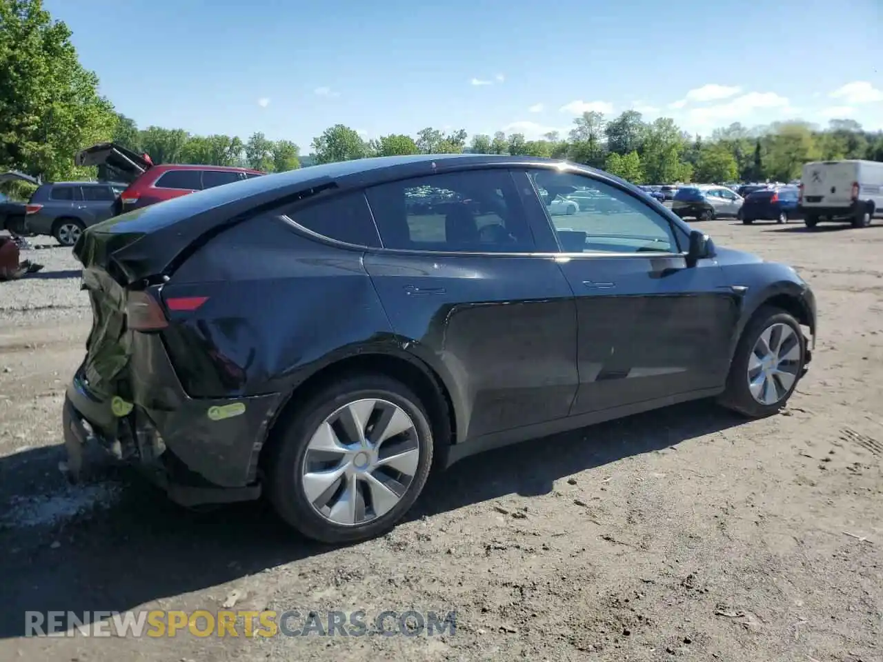3 Photograph of a damaged car 7SAYGDEE3PA181438 TESLA MODEL Y 2023