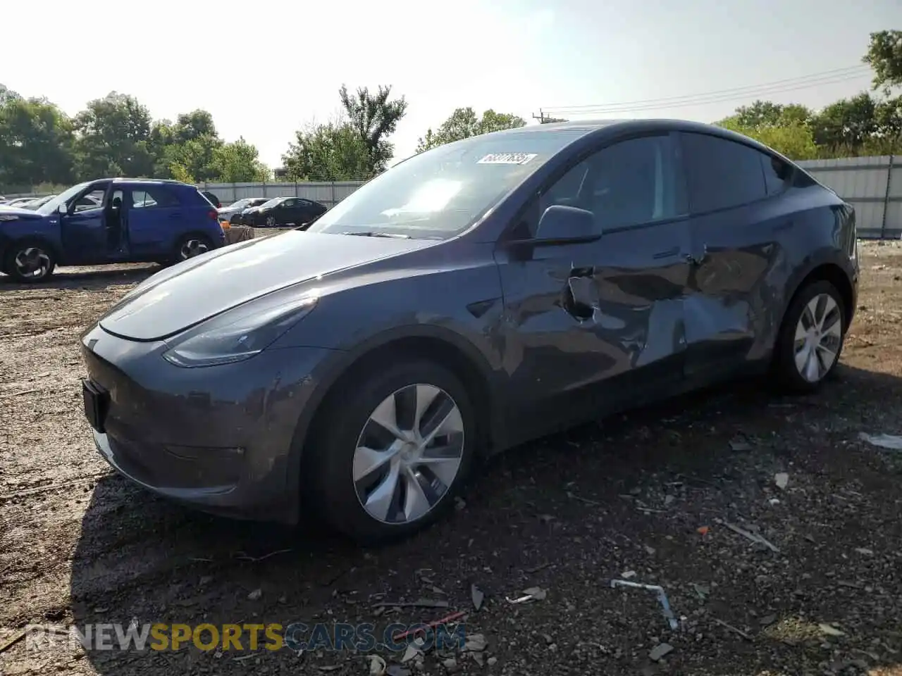 1 Photograph of a damaged car 7SAYGDEE3PA186607 TESLA MODEL Y 2023