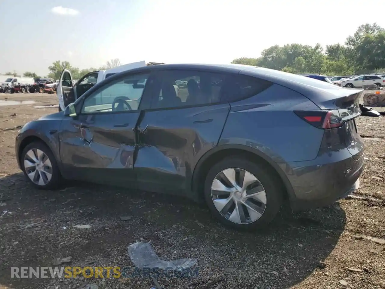 2 Photograph of a damaged car 7SAYGDEE3PA186607 TESLA MODEL Y 2023