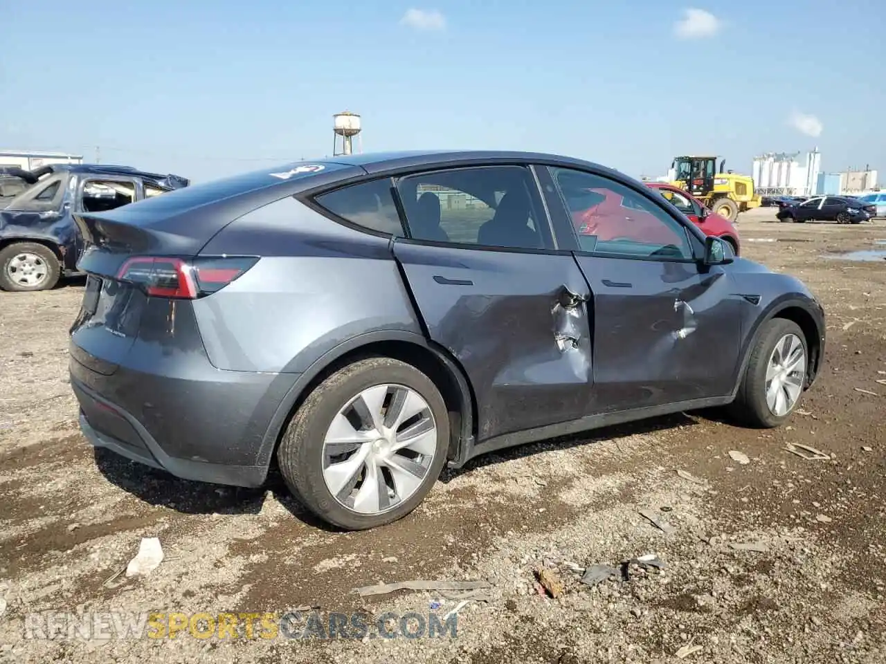 3 Photograph of a damaged car 7SAYGDEE3PA186607 TESLA MODEL Y 2023