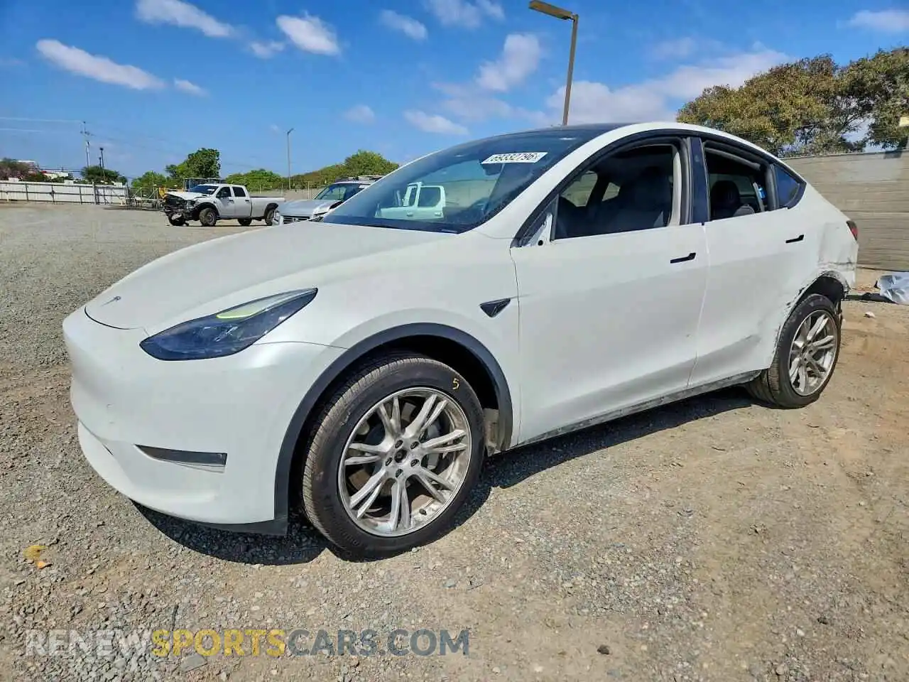 1 fotografías del automóvil dañado 7SAYGDEE3PA188132 TESLA MODEL Y 2023