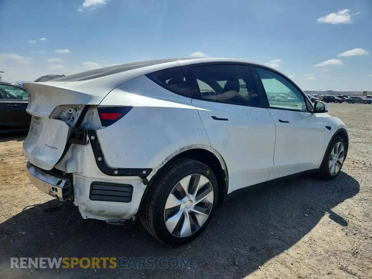 3 fotografías del automóvil dañado 7SAYGDEE3PA188132 TESLA MODEL Y 2023
