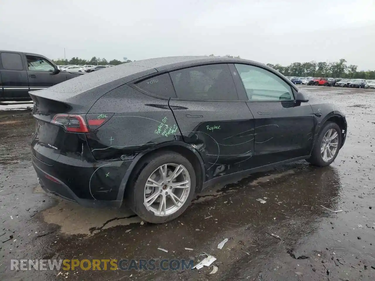 3 Photograph of a damaged car 7SAYGDEE3PA194402 TESLA MODEL Y 2023