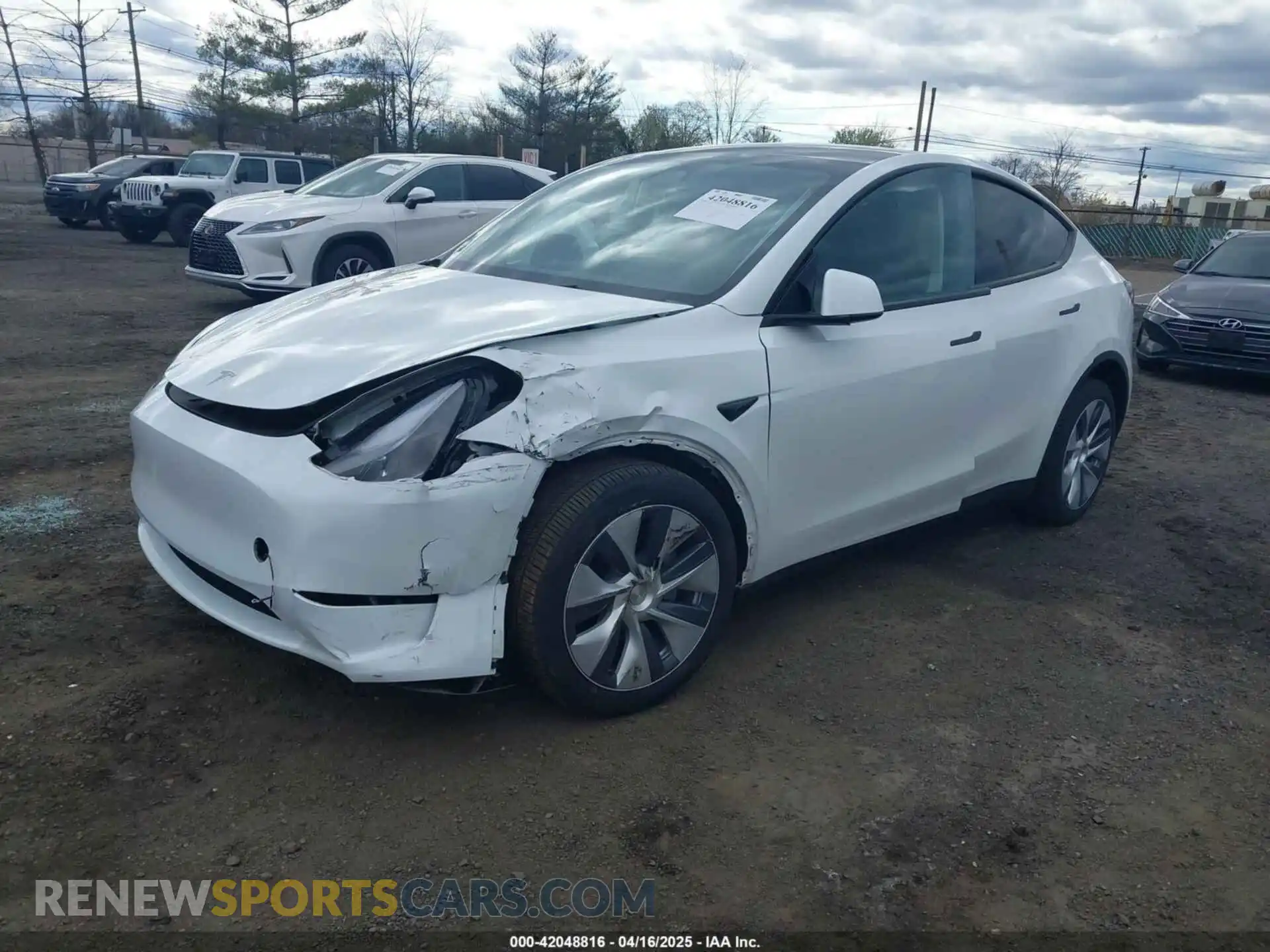 2 Photograph of a damaged car 7SAYGDEE3PA201719 TESLA MODEL Y 2023
