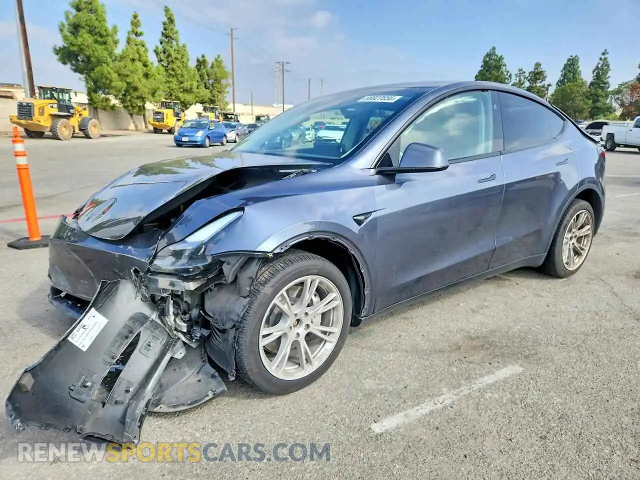 1 Фотография поврежденного автомобиля 7SAYGDEE3PA211067 TESLA MODEL Y 2023