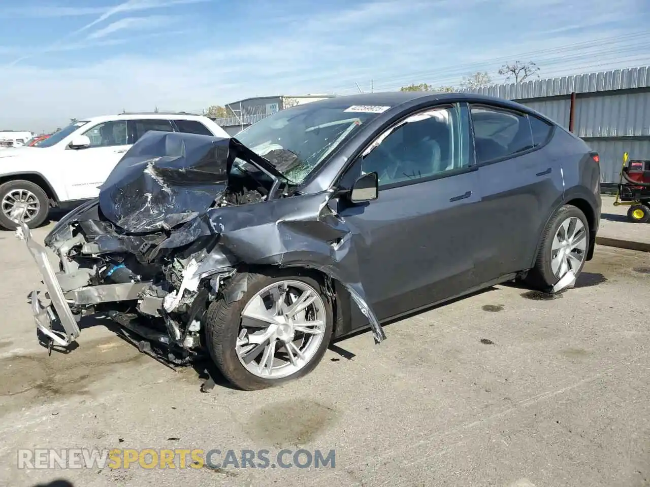 1 Фотография поврежденного автомобиля 7SAYGDEE3PA211165 TESLA MODEL Y 2023
