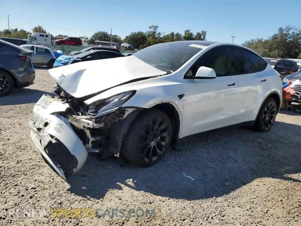 1 Photograph of a damaged car 7SAYGDEE3PA211294 TESLA MODEL Y 2023