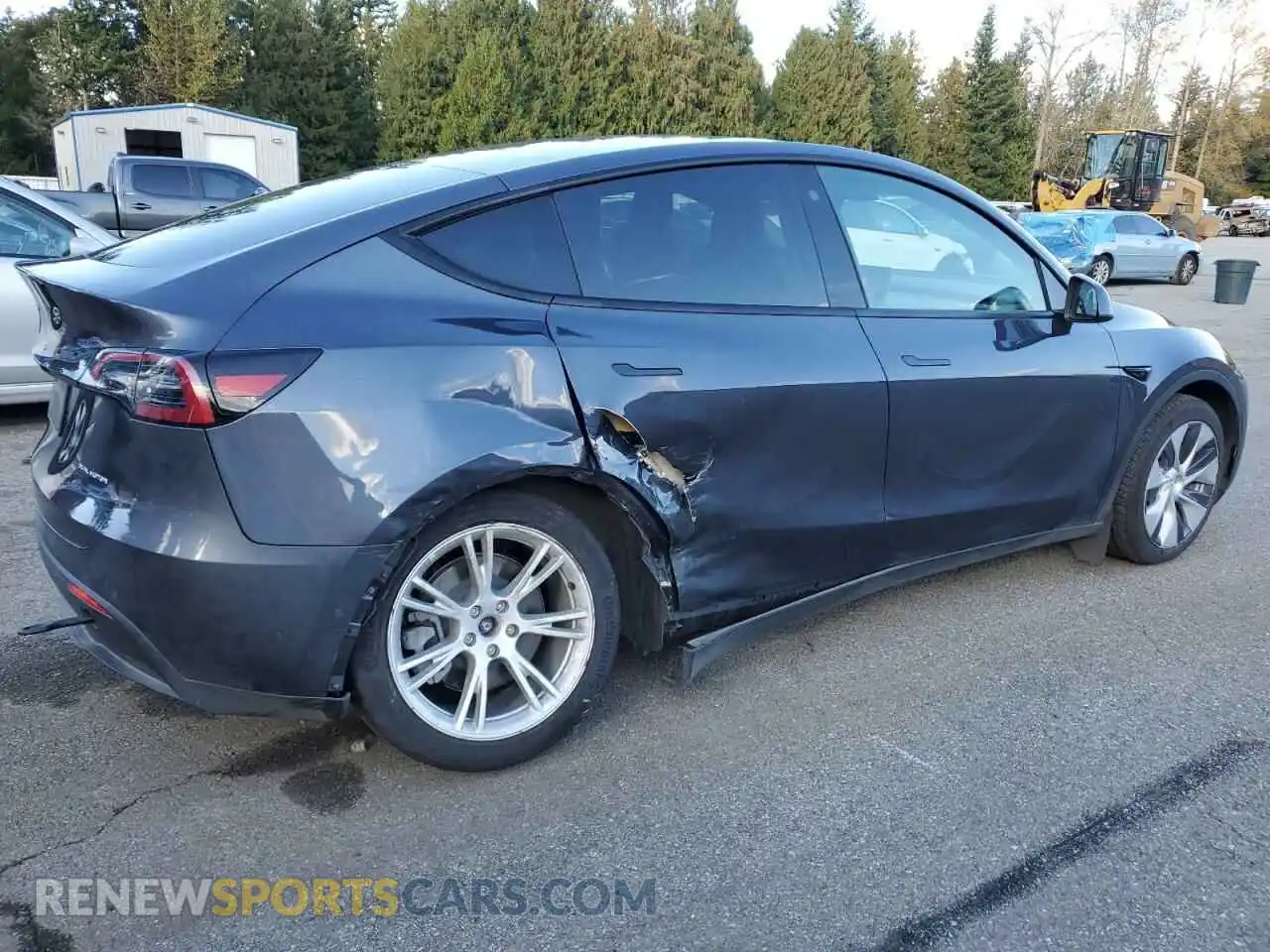 3 Photograph of a damaged car 7SAYGDEE3PF592826 TESLA MODEL Y 2023