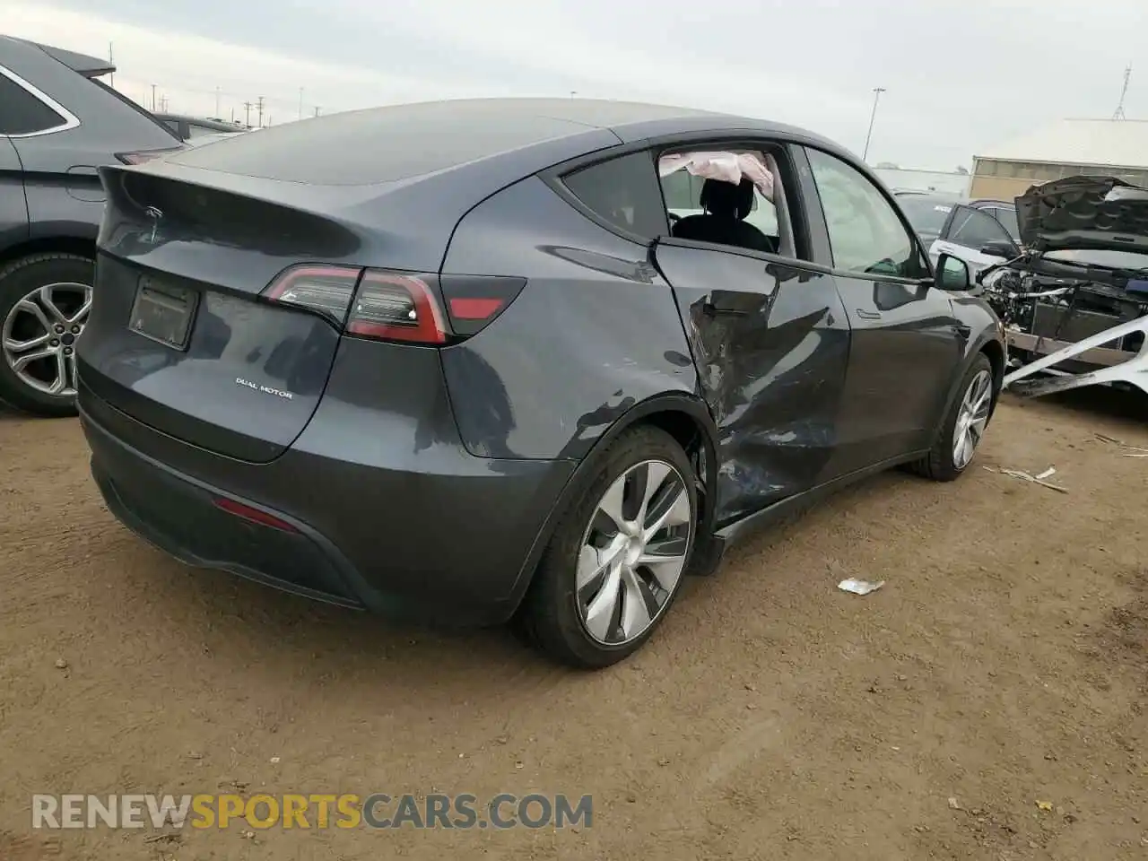 3 Photograph of a damaged car 7SAYGDEE3PF603615 TESLA MODEL Y 2023