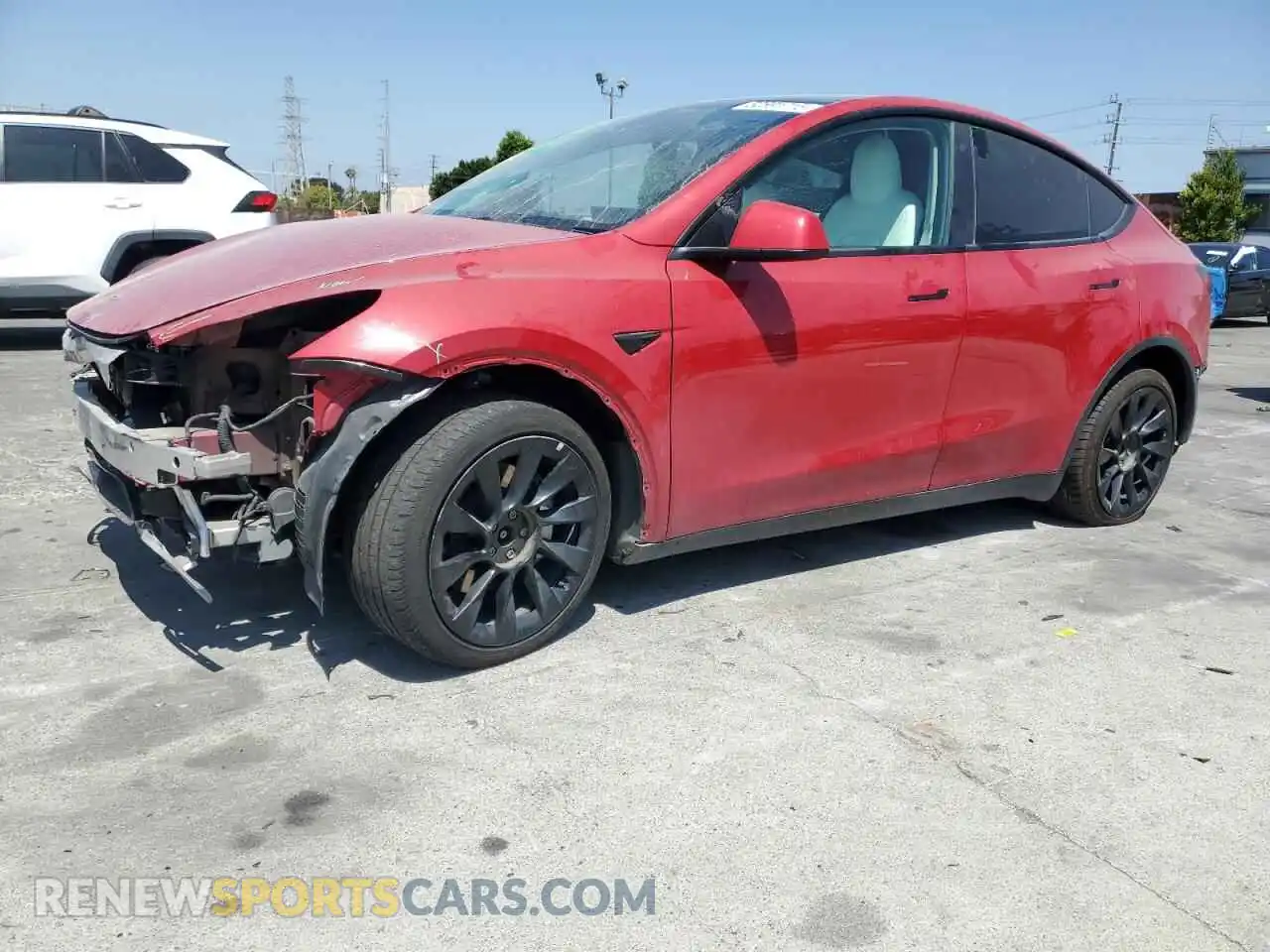 1 Photograph of a damaged car 7SAYGDEE3PF629096 TESLA MODEL Y 2023