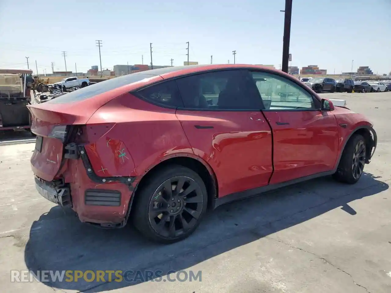 3 Photograph of a damaged car 7SAYGDEE3PF629096 TESLA MODEL Y 2023