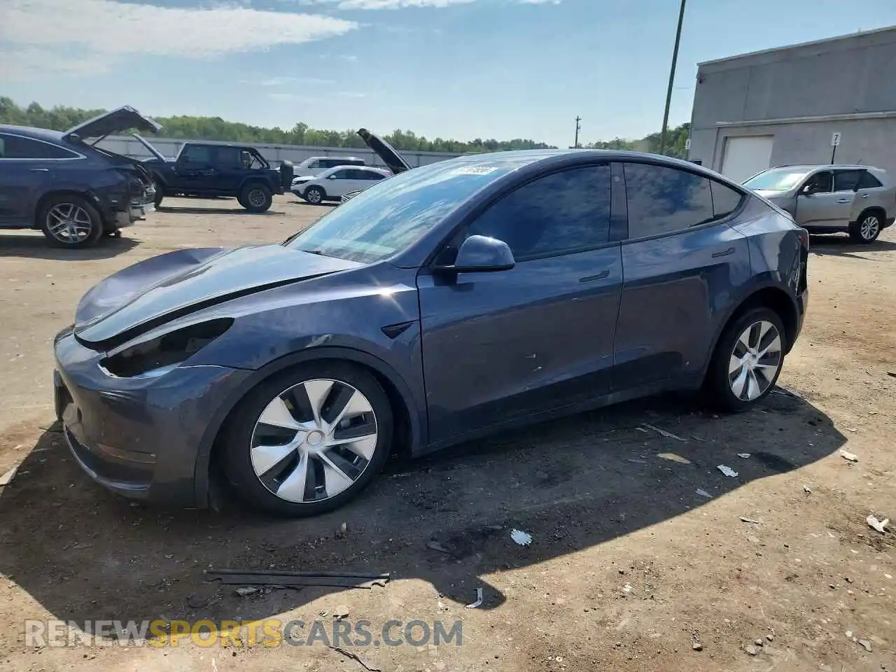 1 Photograph of a damaged car 7SAYGDEE3PF690500 TESLA MODEL Y 2023