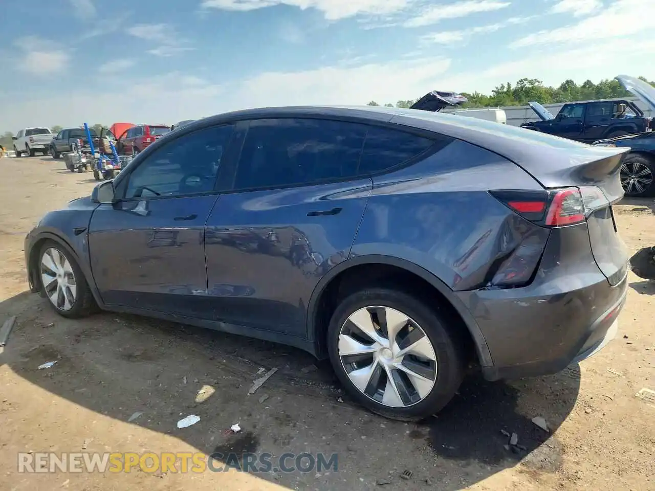 2 Photograph of a damaged car 7SAYGDEE3PF690500 TESLA MODEL Y 2023