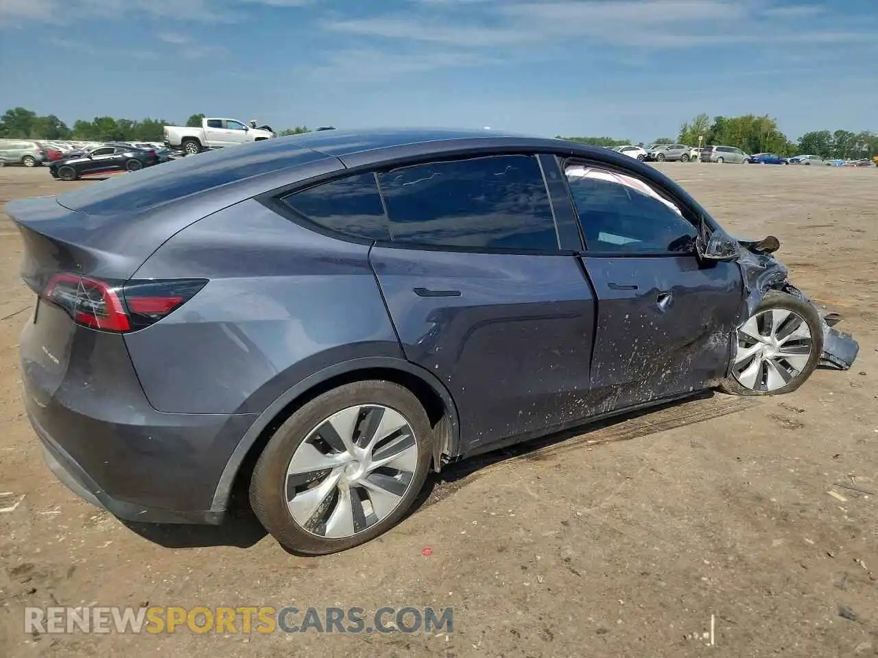 3 Photograph of a damaged car 7SAYGDEE3PF690500 TESLA MODEL Y 2023
