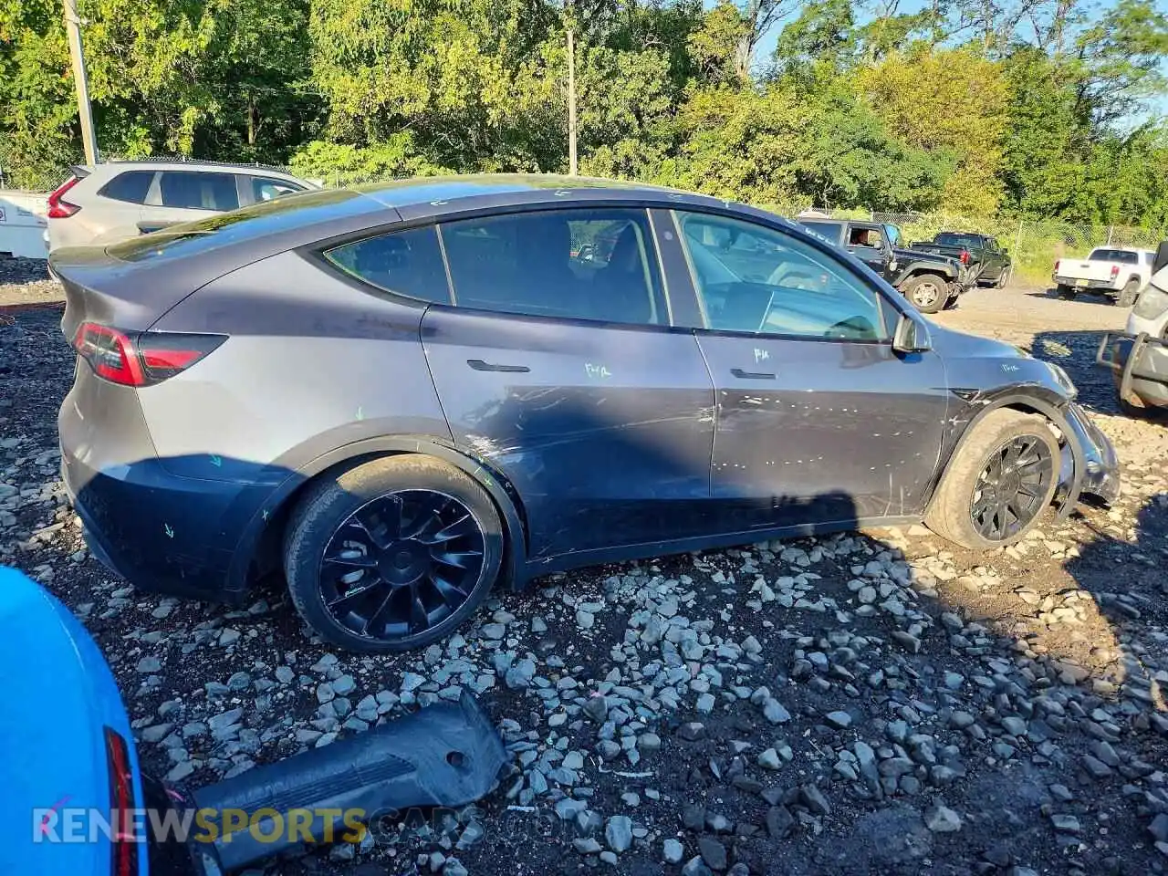 3 Фотография поврежденного автомобиля 7SAYGDEE3PF694241 TESLA MODEL Y 2023