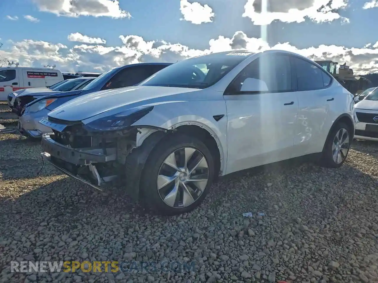 1 Photograph of a damaged car 7SAYGDEE3PF700040 TESLA MODEL Y 2023