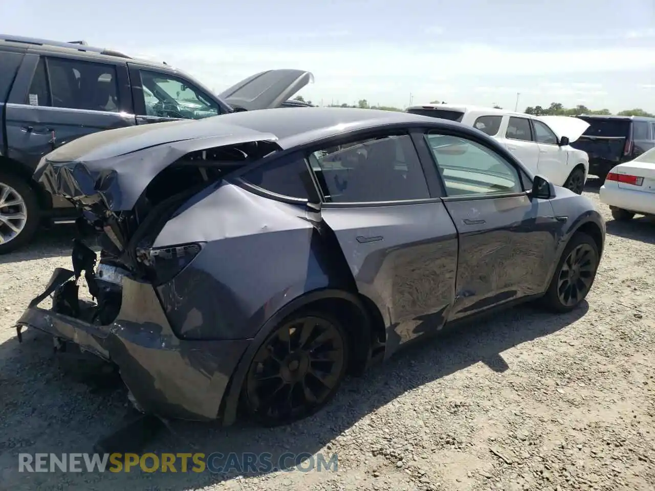 3 Photograph of a damaged car 7SAYGDEE3PF769763 TESLA MODEL Y 2023