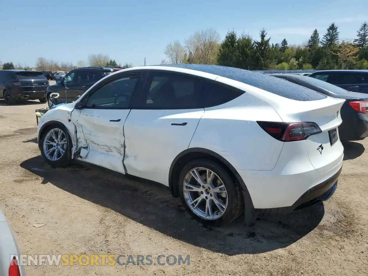 2 Фотография поврежденного автомобиля 7SAYGDEE3PF772663 TESLA MODEL Y 2023