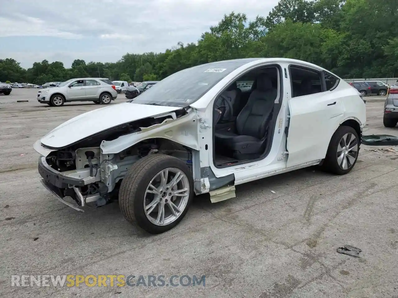 1 Photograph of a damaged car 7SAYGDEE3PF799801 TESLA MODEL Y 2023