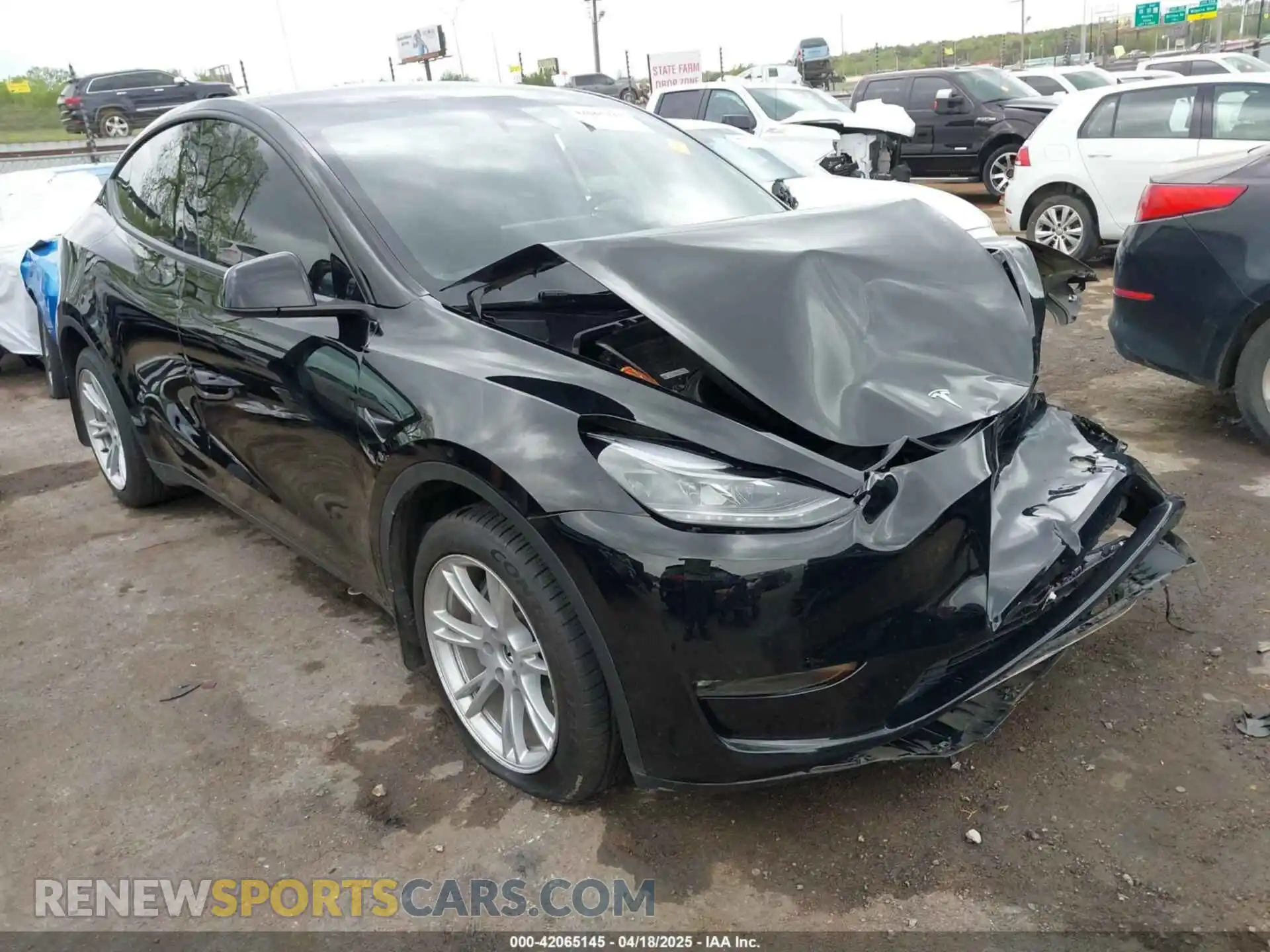 1 Photograph of a damaged car 7SAYGDEE3PF805175 TESLA MODEL Y 2023
