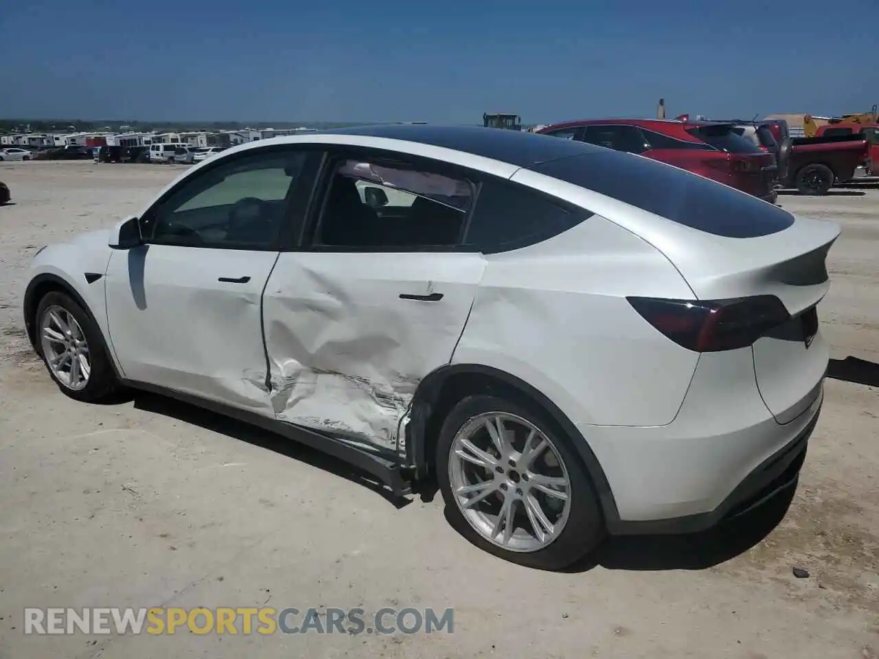 2 fotografías del automóvil dañado 7SAYGDEE3PF808853 TESLA MODEL Y 2023