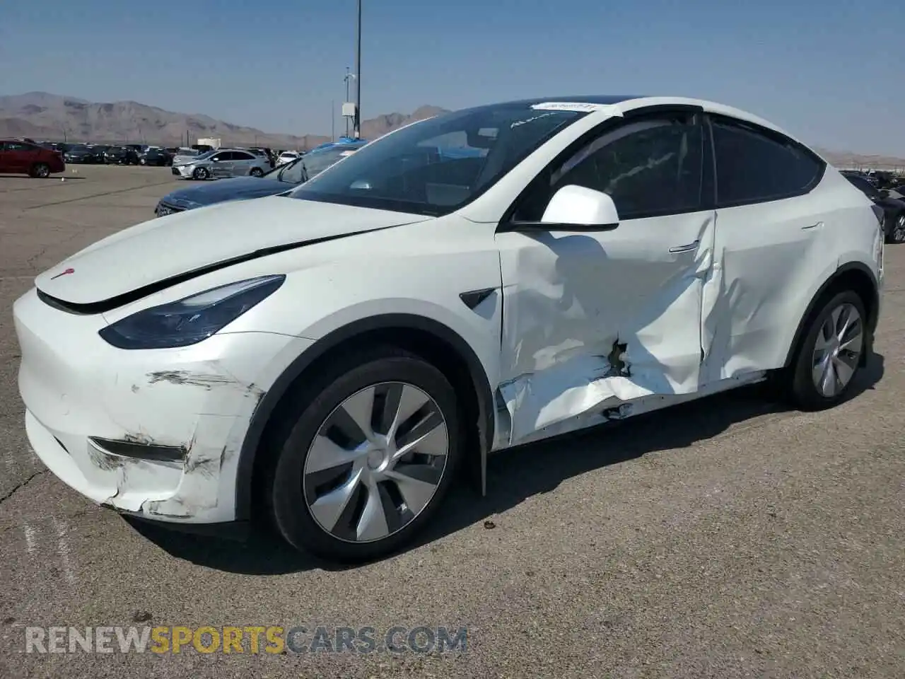 1 Photograph of a damaged car 7SAYGDEE3PF814233 TESLA MODEL Y 2023
