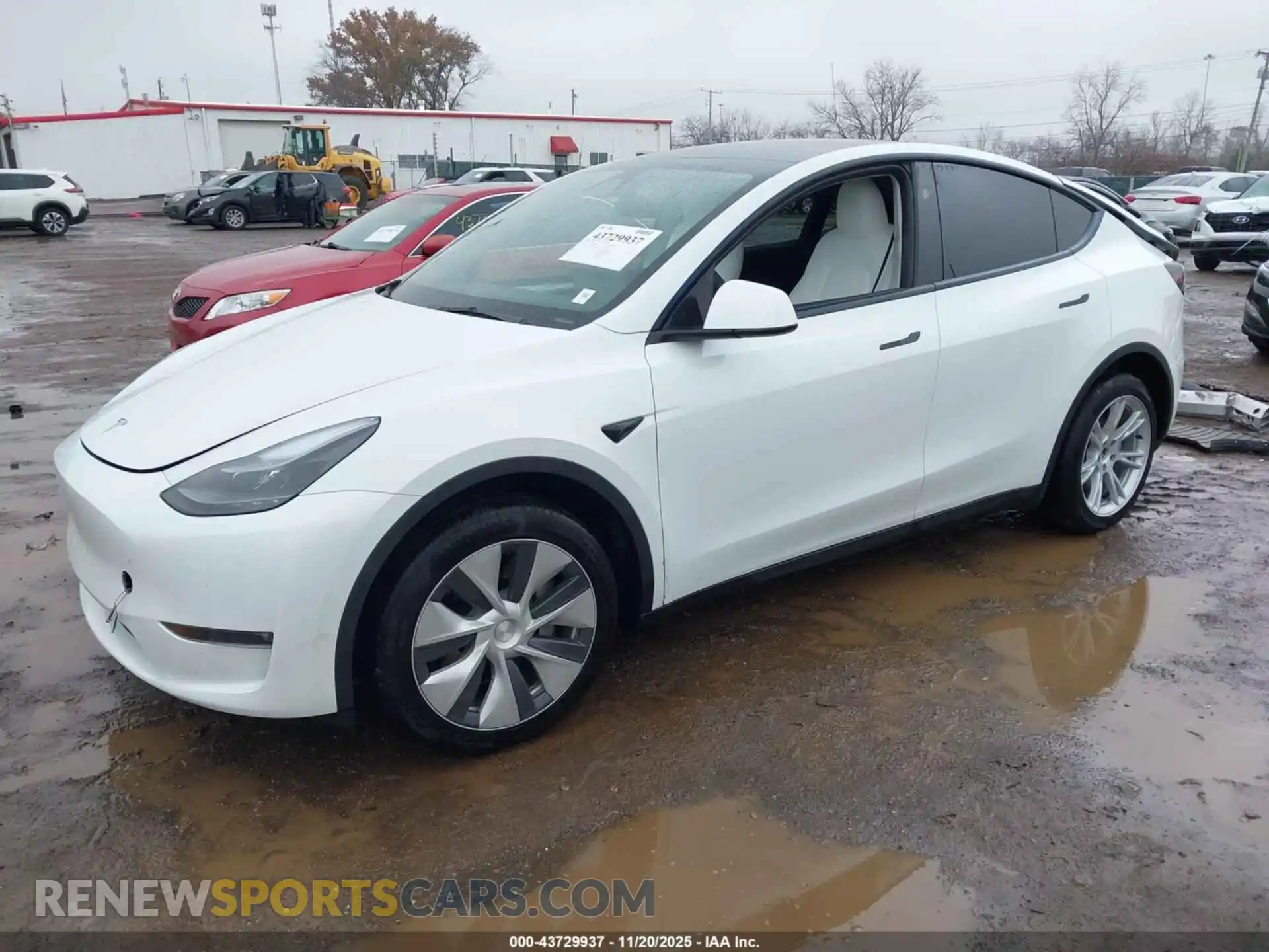 2 fotografías del automóvil dañado 7SAYGDEE3PF817245 TESLA MODEL Y 2023