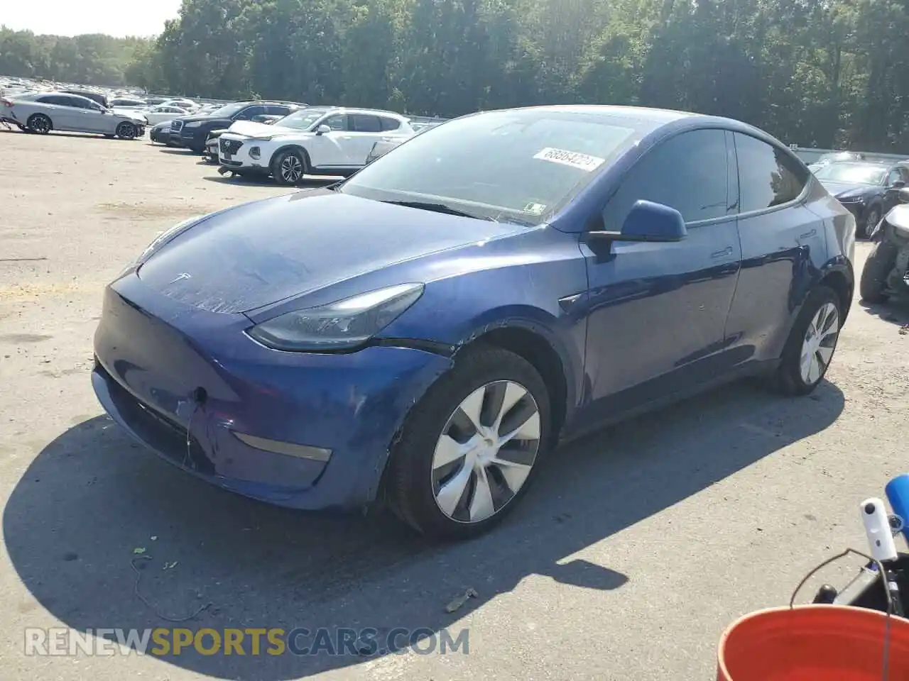 1 Photograph of a damaged car 7SAYGDEE3PF830156 TESLA MODEL Y 2023