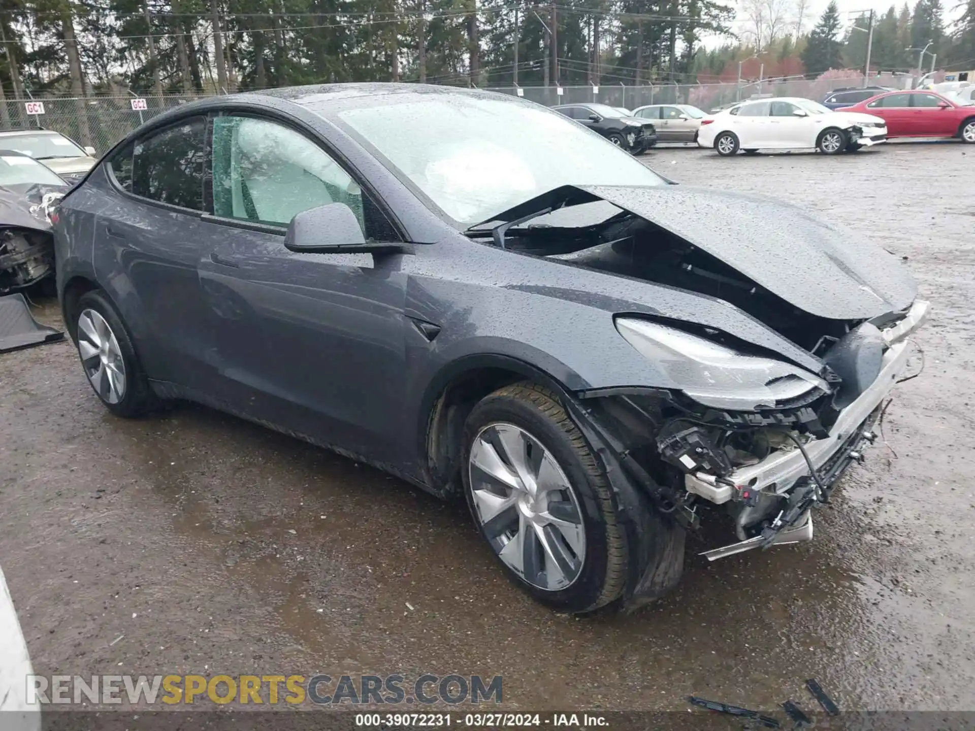 1 Photograph of a damaged car 7SAYGDEE3PF837608 TESLA MODEL Y 2023