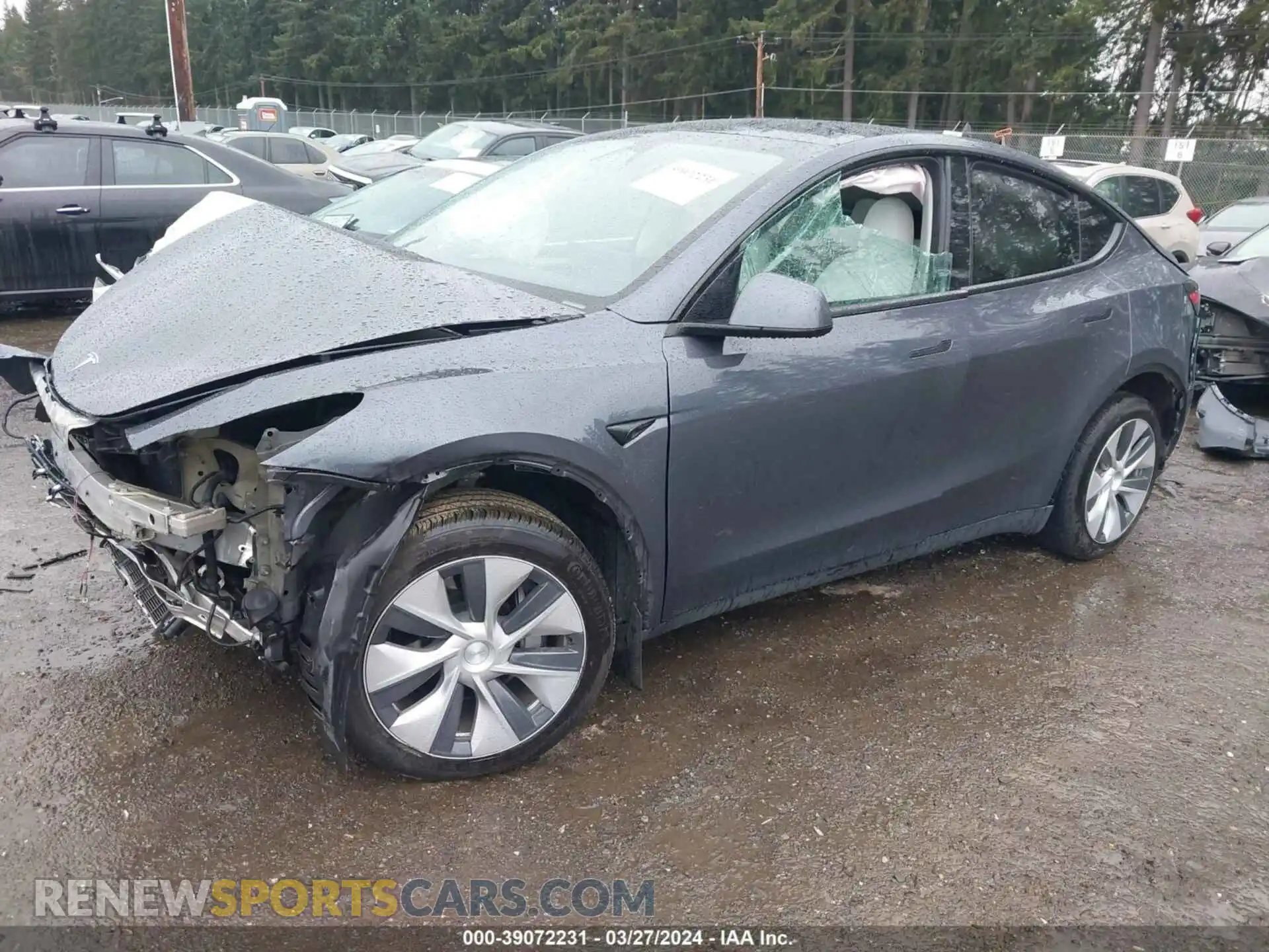 2 Photograph of a damaged car 7SAYGDEE3PF837608 TESLA MODEL Y 2023
