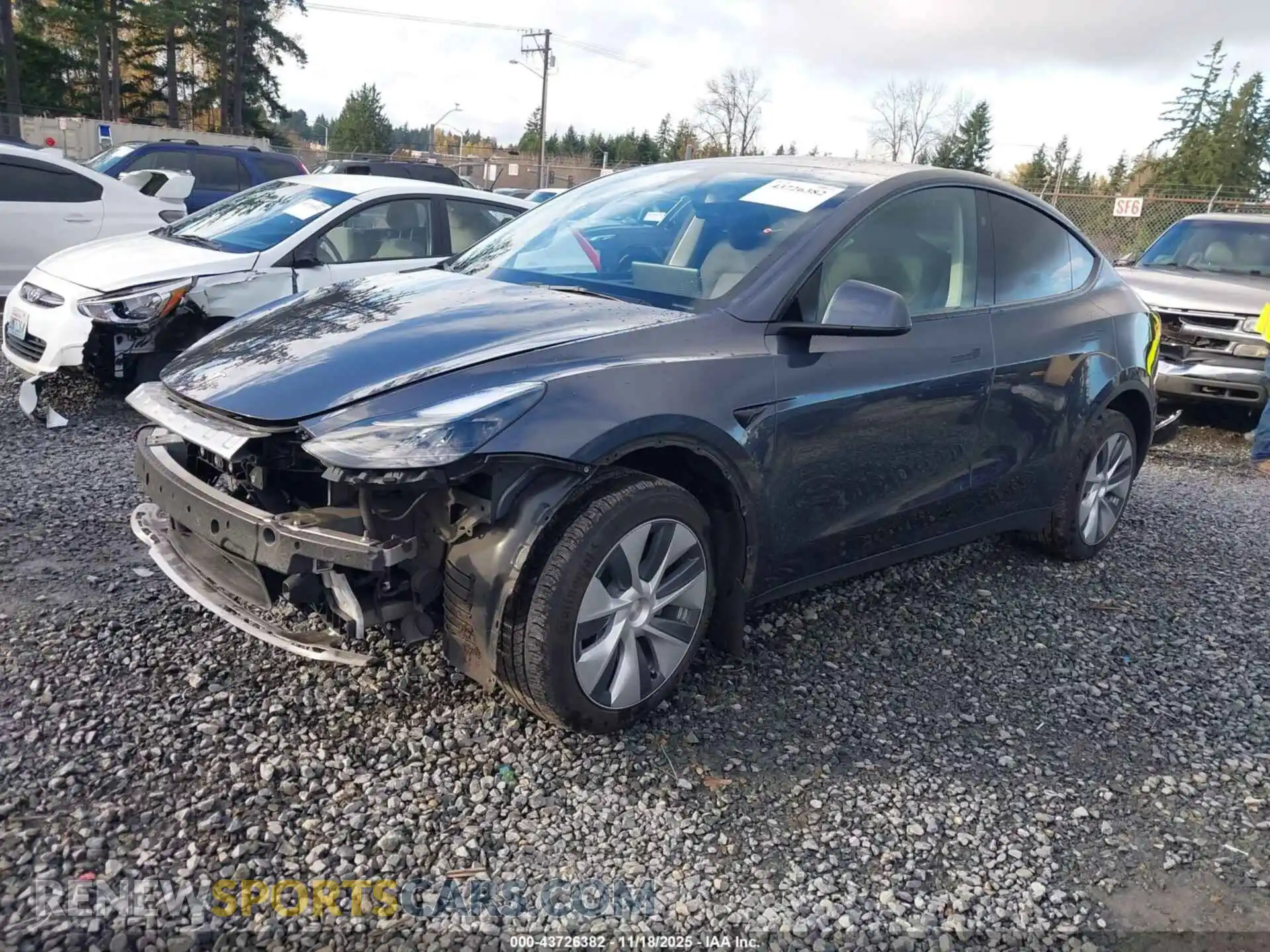 2 Photograph of a damaged car 7SAYGDEE3PF844249 TESLA MODEL Y 2023