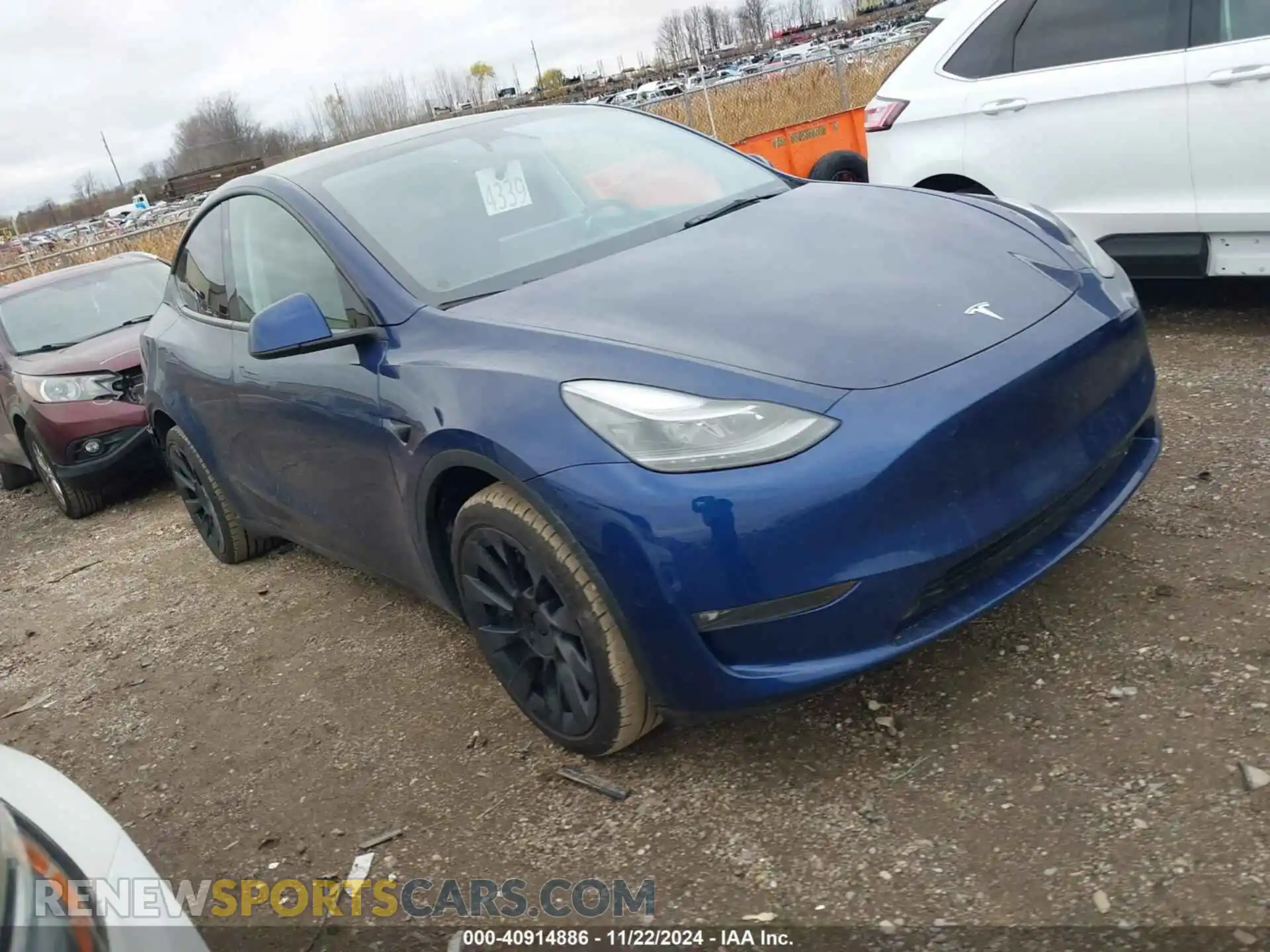 1 Photograph of a damaged car 7SAYGDEE3PF847054 TESLA MODEL Y 2023