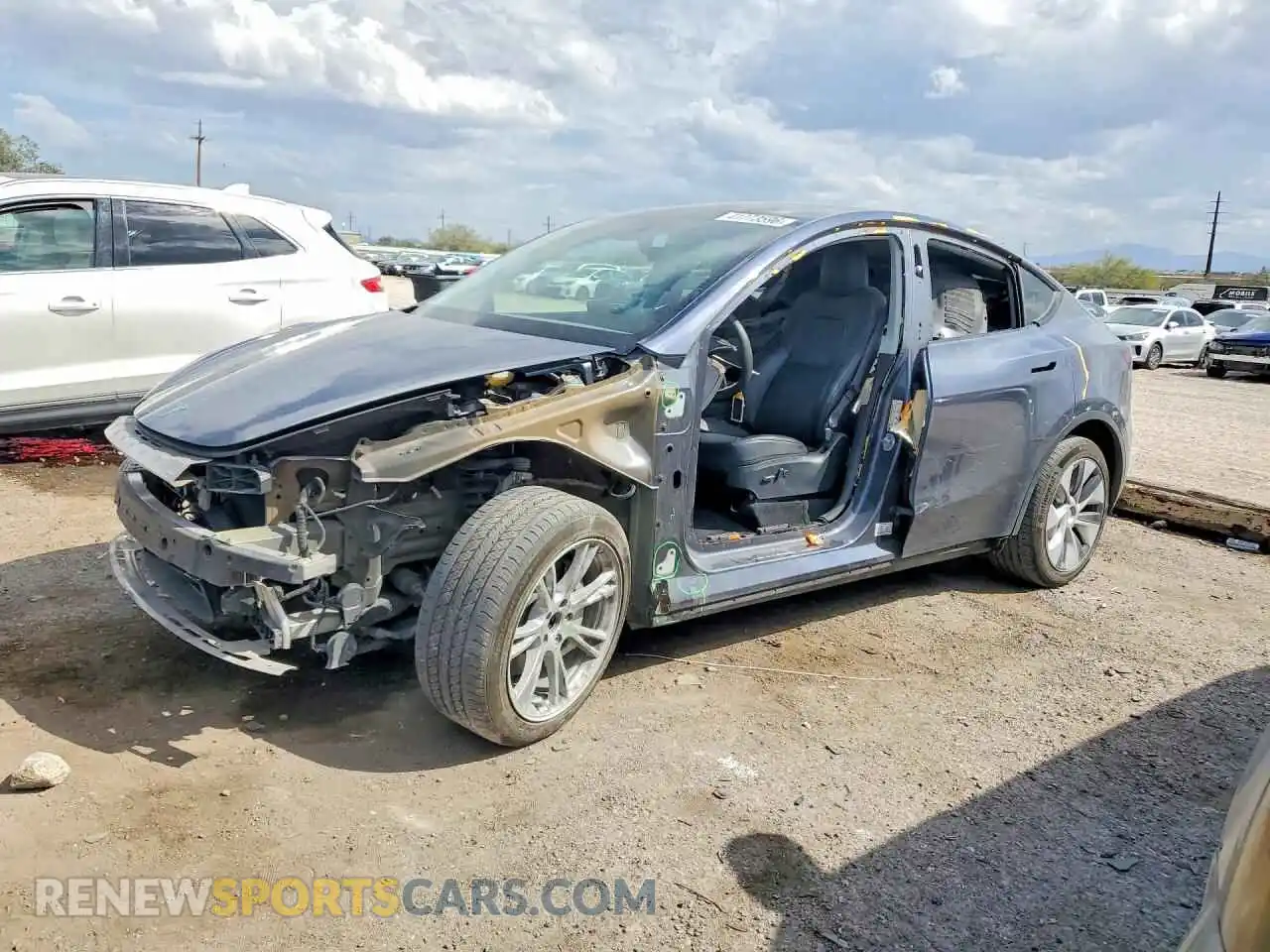 1 Photograph of a damaged car 7SAYGDEE3PF851489 TESLA MODEL Y 2023