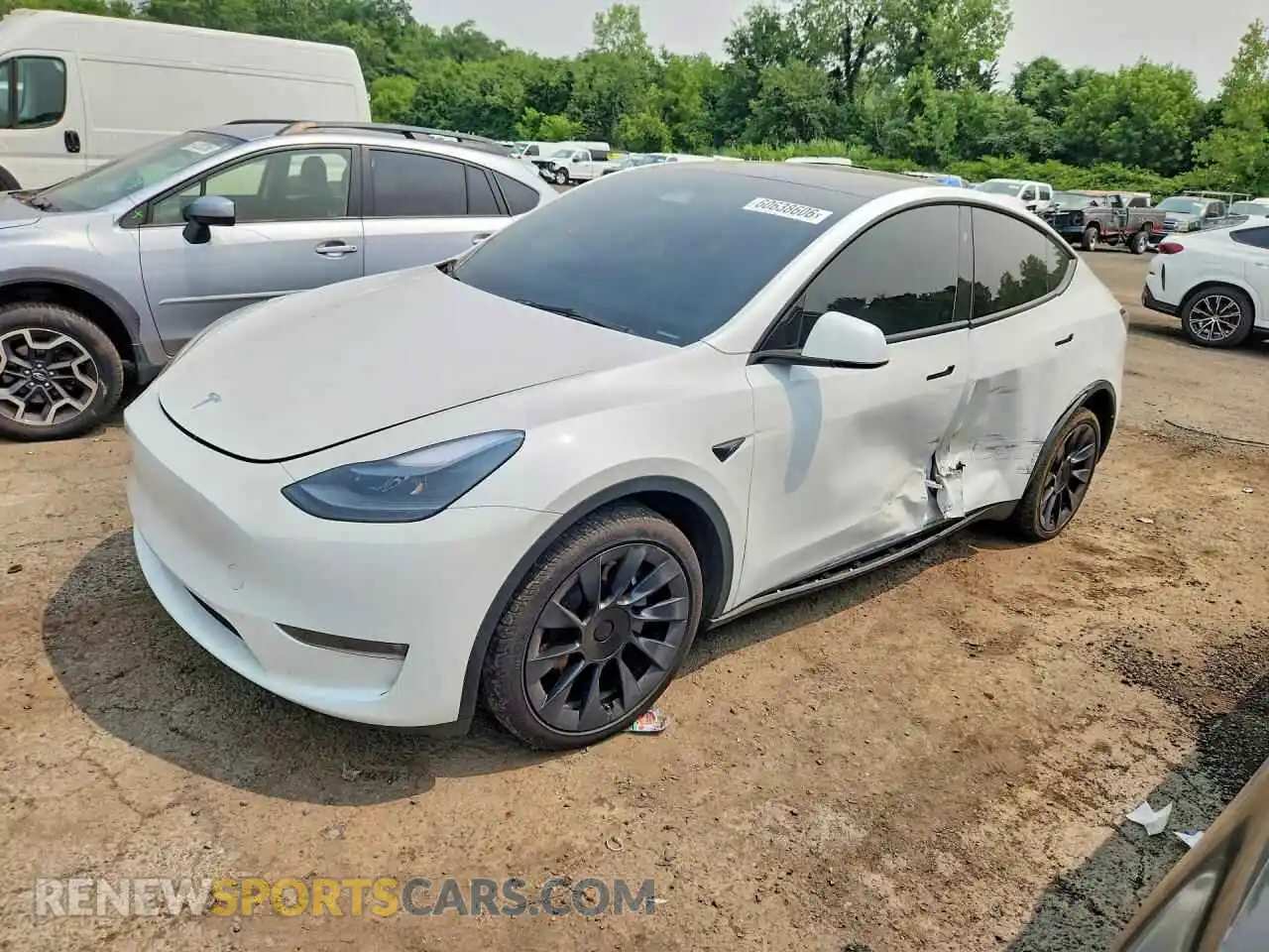 1 Photograph of a damaged car 7SAYGDEE3PF863643 TESLA MODEL Y 2023