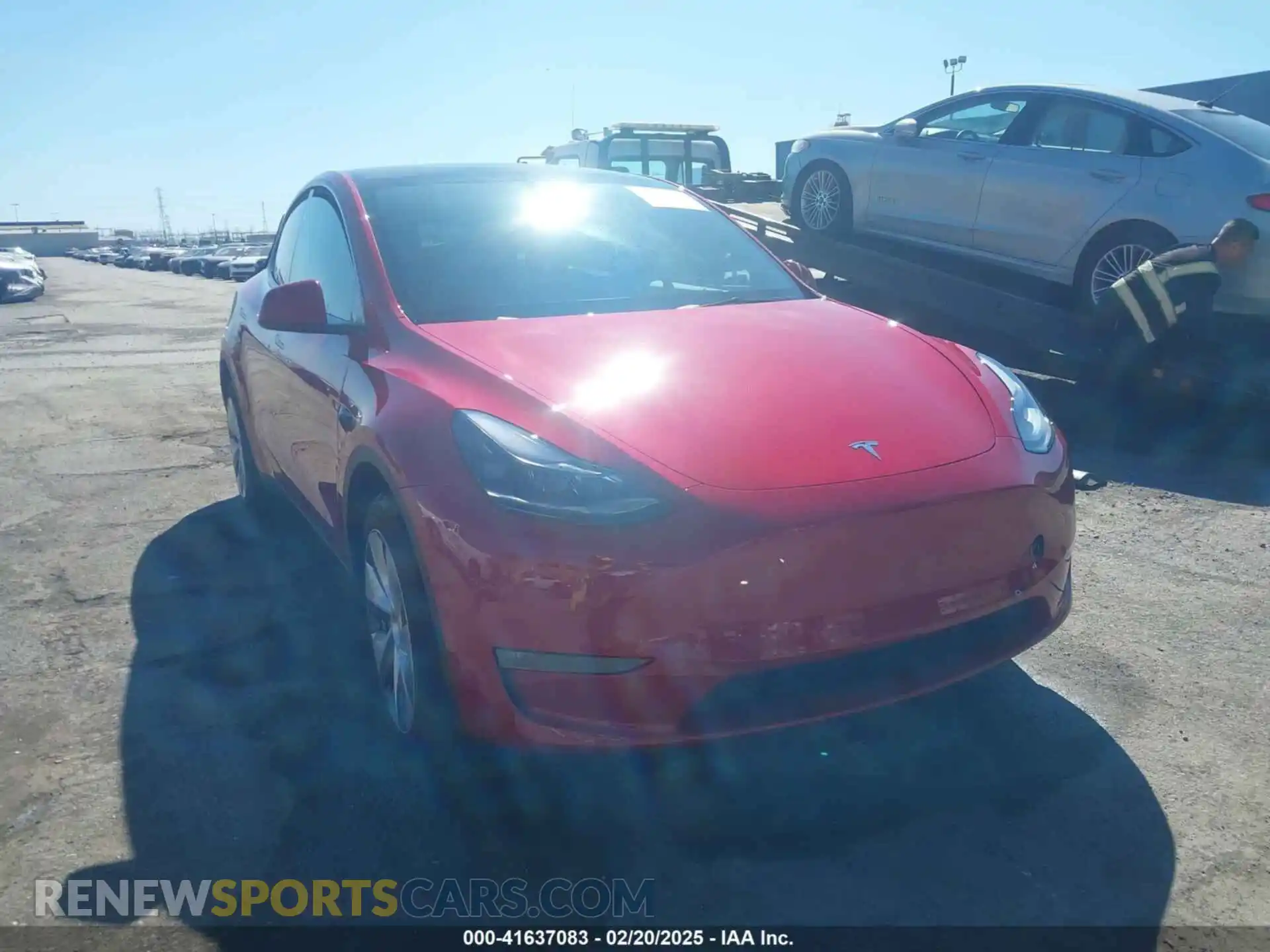 1 Photograph of a damaged car 7SAYGDEE3PF865053 TESLA MODEL Y 2023